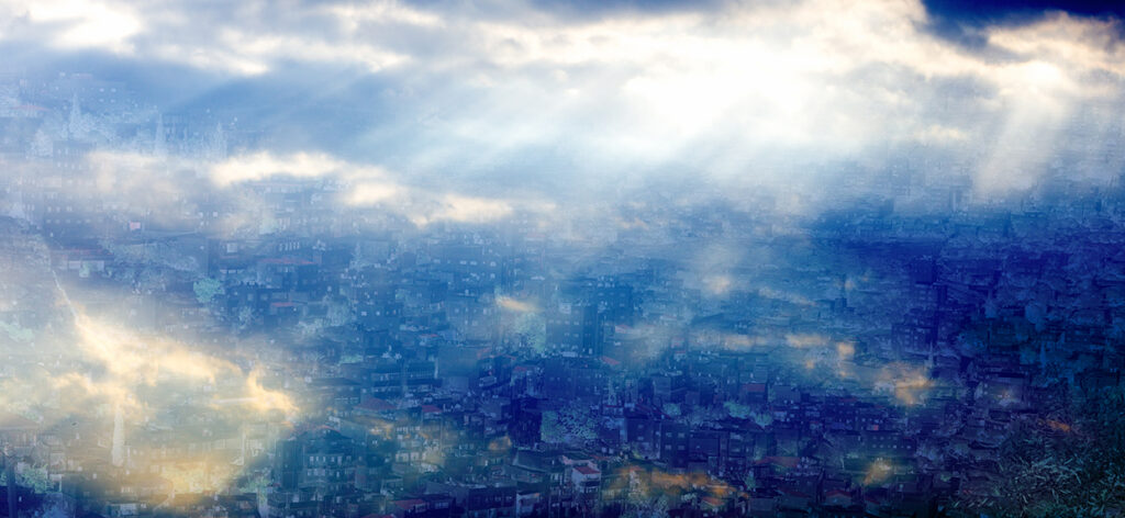 The city where the light falls